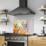 Wallity Cuadro Decorativo de Vidrio Templado Multicolor 50 x 70 cm